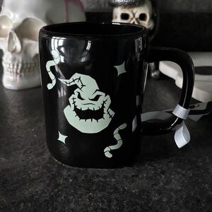 Rae Dunn Black and Green Halloween Mug Glow in the dark